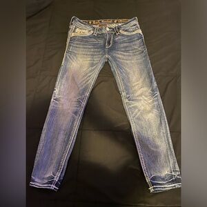 Women’s Rock Revival raven, ankle skinny